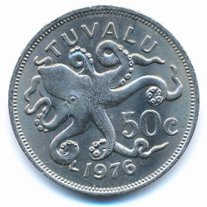 Тувалу, 50 центов (1976 г.)