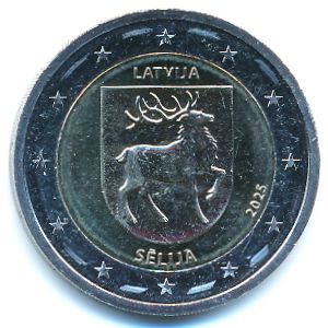 Latvia, 2 euro, 2025