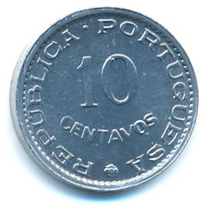Guinea-Bissau, 10 centavos, 1973