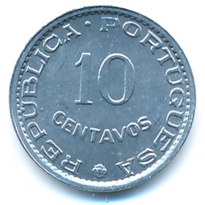 Guinea-Bissau, 10 centavos, 1973