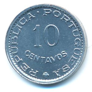 Гвинея-Бисау, 10 сентаво (1973 г.)