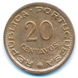 Гвинея-Бисау, 20 сентаво (1973 г.)