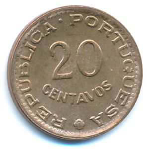 Гвинея-Бисау, 20 сентаво (1973 г.)