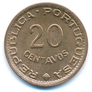 Гвинея-Бисау, 20 сентаво (1973 г.)