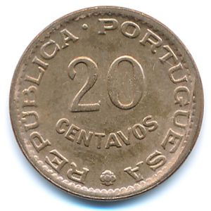 Гвинея-Бисау, 20 сентаво (1973 г.)