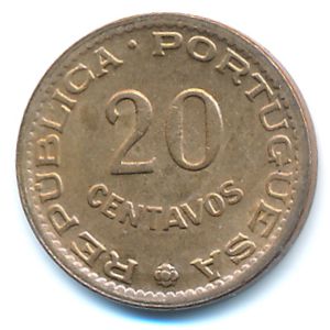 Гвинея-Бисау, 20 сентаво (1973 г.)