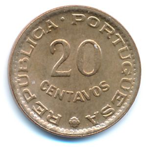 Гвинея-Бисау, 20 сентаво (1973 г.)