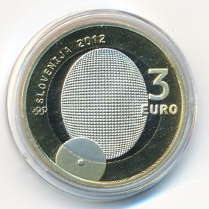 Словения, 3 евро (2012 г.)