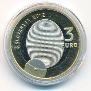 Словения, 3 евро (2012 г.)