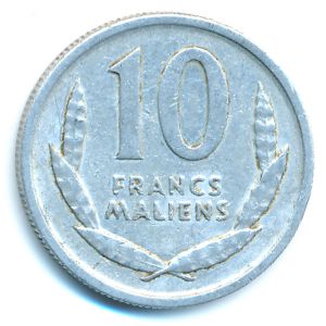 Мали, 10 франков (1961 г.)