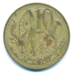 Эфиопия, 10 центов (1977 г.)