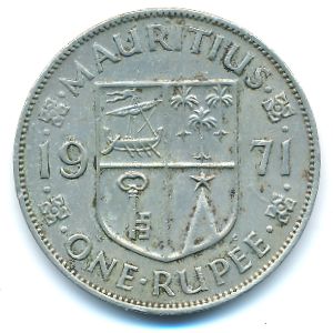 Маврикий, 1 рупия (1971 г.)