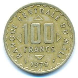 Мали, 100 франков (1975 г.)