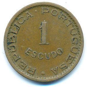 Mozambique, 1 escudo, 1968