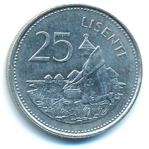 Лесото, 25 лисенте (1985 г.)