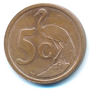 ЮАР, 5 центов (2004 г.)