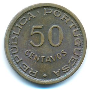 Ангола, 50 сентаво (1953 г.)