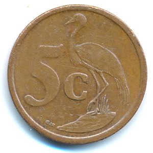 ЮАР, 5 центов (2007 г.)