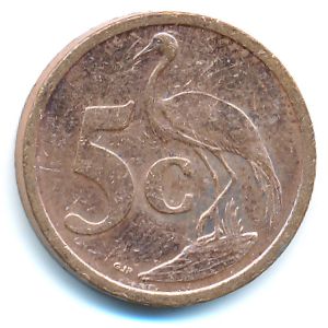 ЮАР, 5 центов (2010 г.)