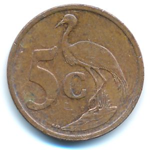ЮАР, 5 центов (2000 г.)
