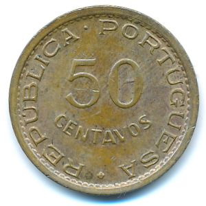Mozambique, 50 centavos, 1973