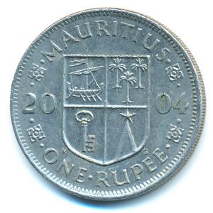 Маврикий, 1 рупия (2004 г.)
