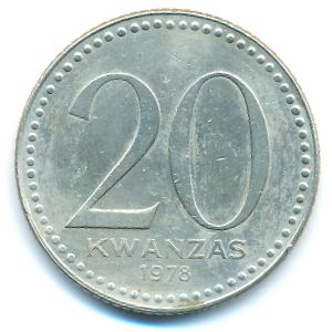 Ангола, 20 кванза (1978 г.)