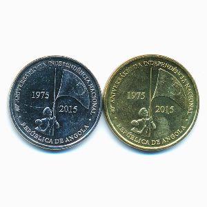 Ангола, Набор монет (2015 г.)