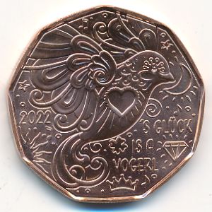 Austria, 5 euro, 2022