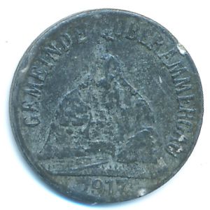 Обераммергау., 5 пфеннигов (1917 г.)