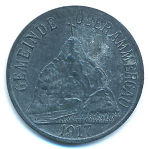 Обераммергау., 5 пфеннигов (1917 г.)
