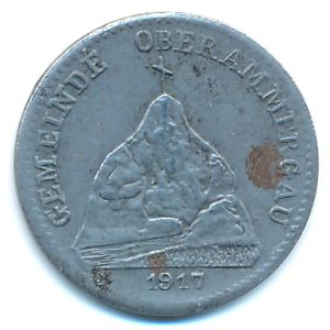 Обераммергау., 10 пфеннигов (1917 г.)