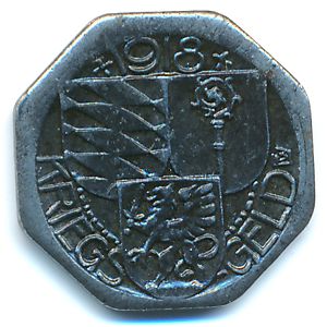 Оберндорф., 5 пфеннигов (1918 г.)