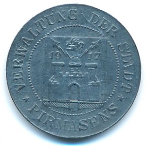 Пирмазенс., 5 пфеннигов (1917 г.)