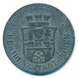 Познань., 10 пфеннигов (1917 г.)