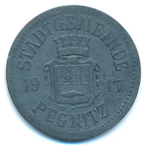 Пегниц., 10 пфеннигов (1917 г.)