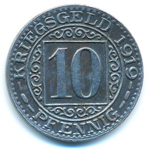 Oberhausen, 10 пфеннигов, 1919