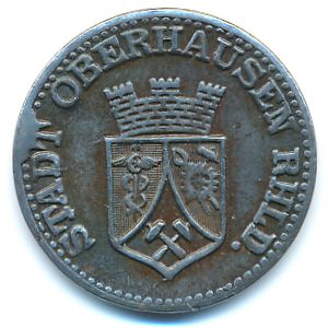 Оберхаузен., 10 пфеннигов (1919 г.)
