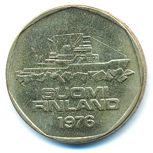Финляндия, 5 марок (1976 г.)