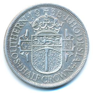 Южная Родезия, 1/2 кроны (1938 г.)