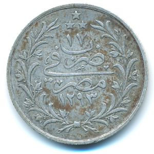 Египет, 5 кирш (1889 г.)