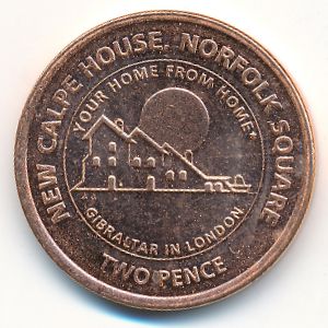 Гибралтар, 2 пенса (2018 г.)