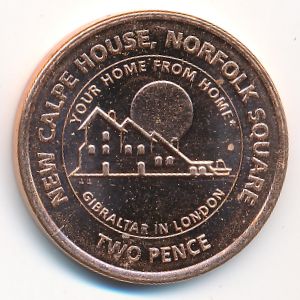 Гибралтар, 2 пенса (2018 г.)