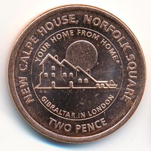 Гибралтар, 2 пенса (2018 г.)