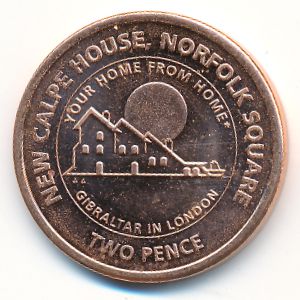 Гибралтар, 2 пенса (2018 г.)