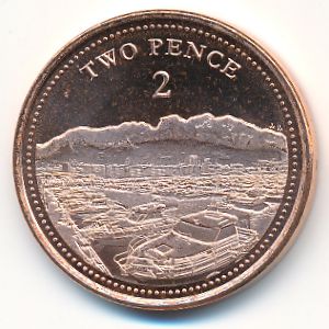 Гибралтар, 2 пенса (2020 г.)