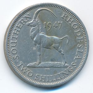 Южная Родезия, 2 шиллинга (1947 г.)