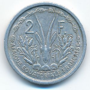 Французская Экваториальная Африка, 2 франка (1948 г.)
