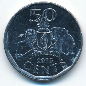 Свазиленд, 50 центов (2015 г.)