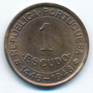 Гвинея-Бисау, 1 эскудо (1946 г.)